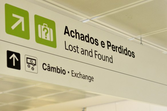 Localização do Achados e Perdidos no Aeroporto de Guarulhos